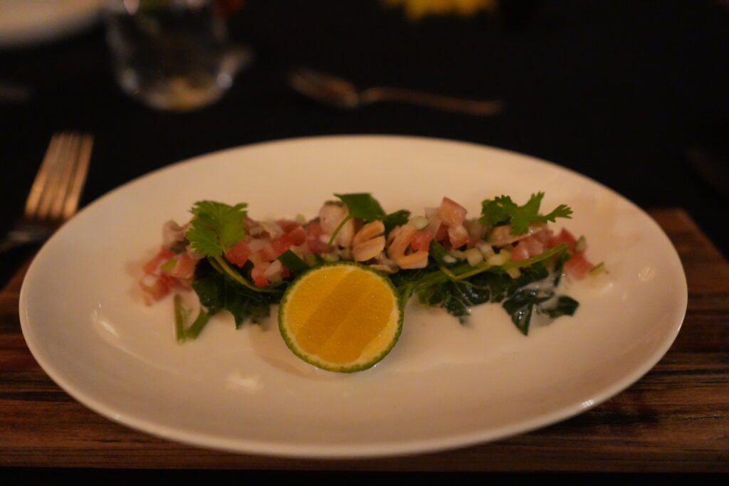 Namale Resort & Spa 3日目(7/25)ディナー ファーマーズマーケットサラダ(Farmer's Market Salad)(2枚目)
