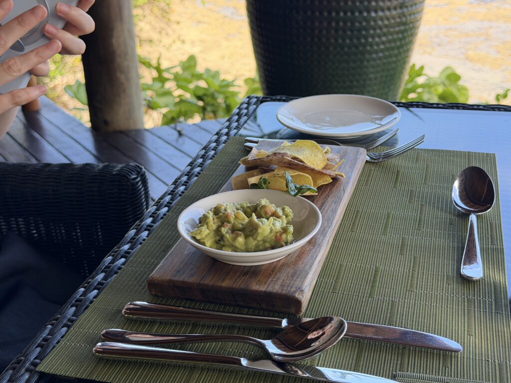 Namale Resort & Spa 5日目(7/27)ランチ アボカドのディップ